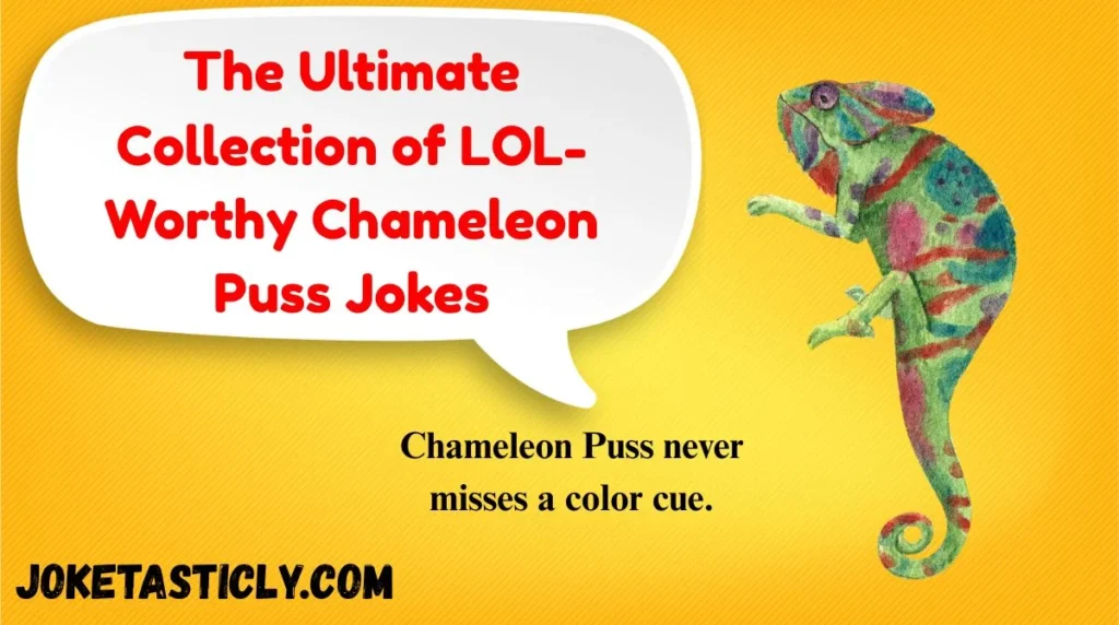 The Ultimate Collection of LOL-Worthy Chameleon Puss Jokes