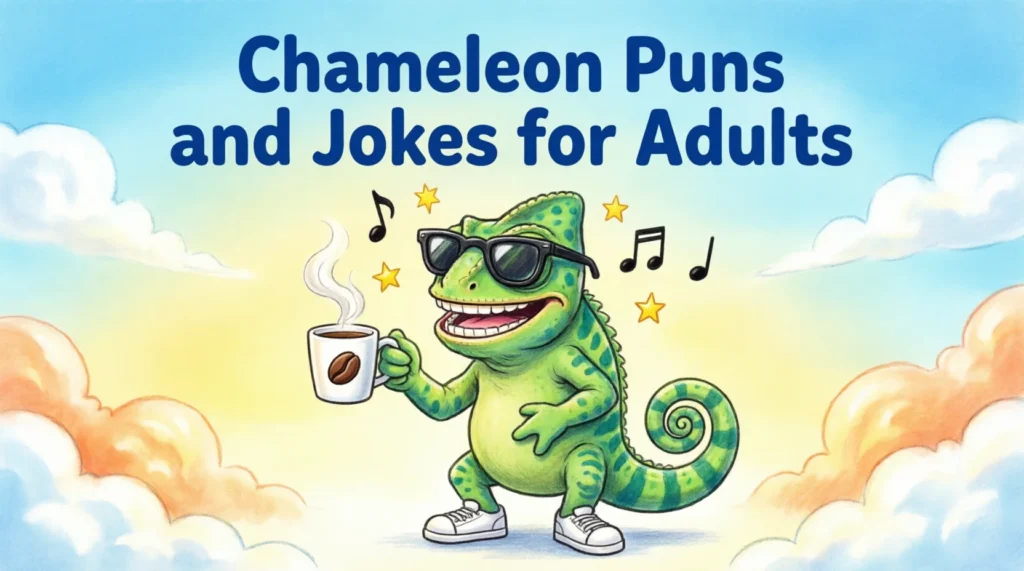 Chameleon Puns and Jokes for Adults