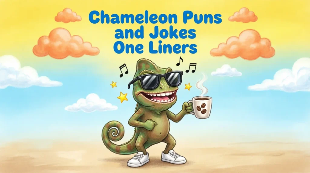 Chameleon Puns and Jokes One Liners