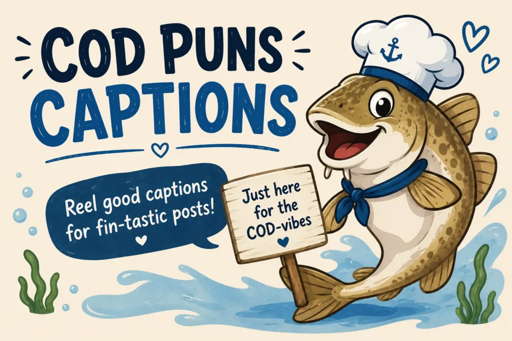 Cod Puns Captions