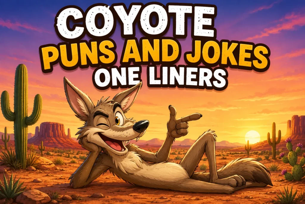 Coyote Puns and Jokes One Liners