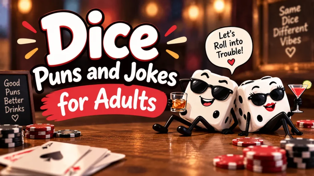 Dice Puns and Jokes for Adults