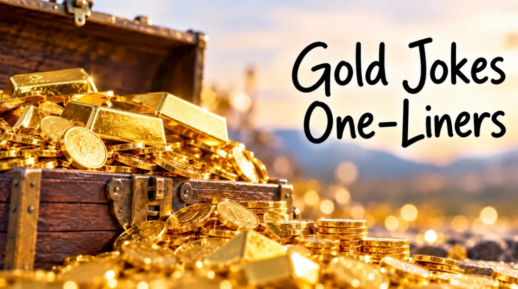 Gold Jokes One-Liners