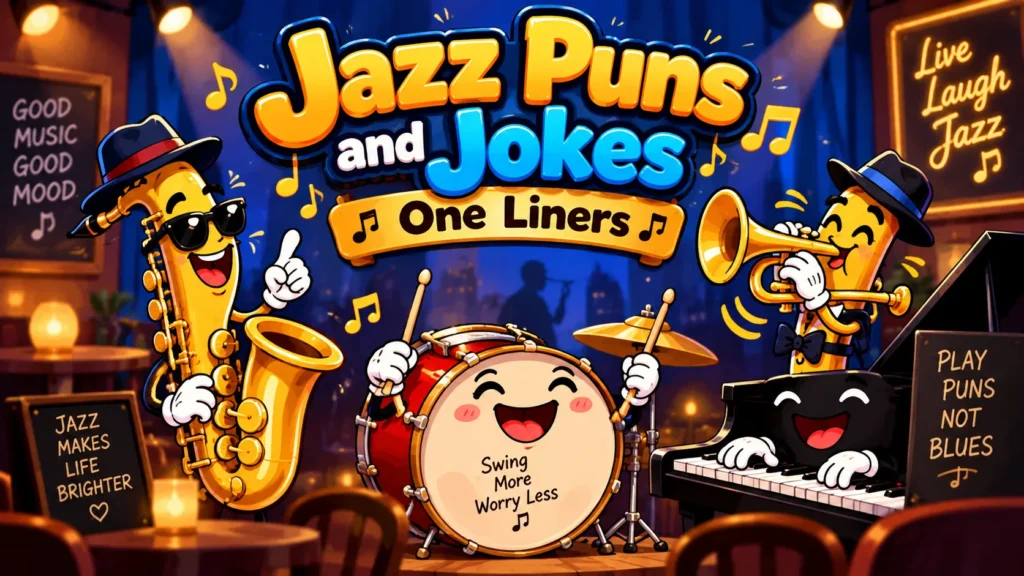 Jazz Puns and Jokes One Liners 