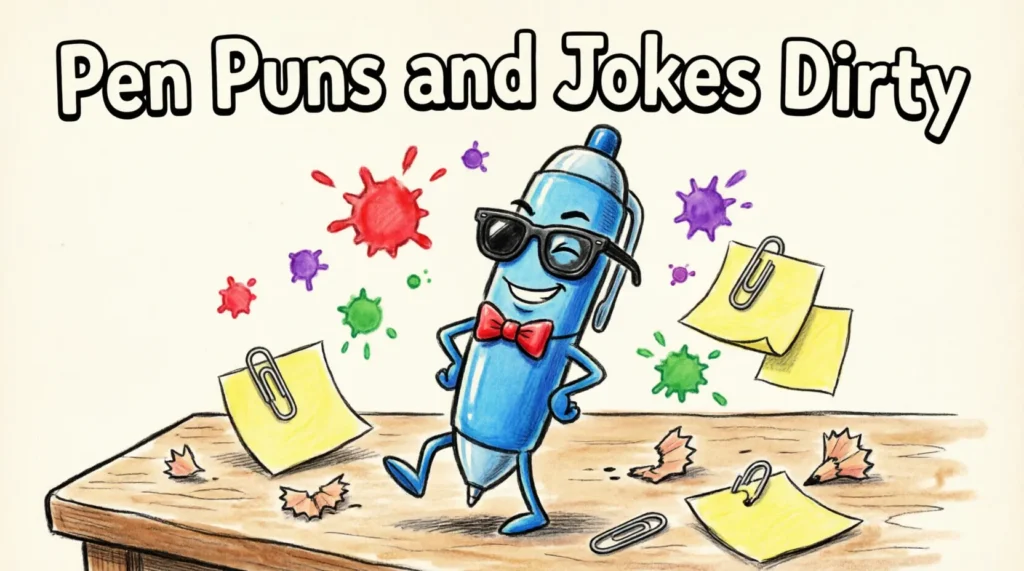 Pen Puns and Jokes Dirty