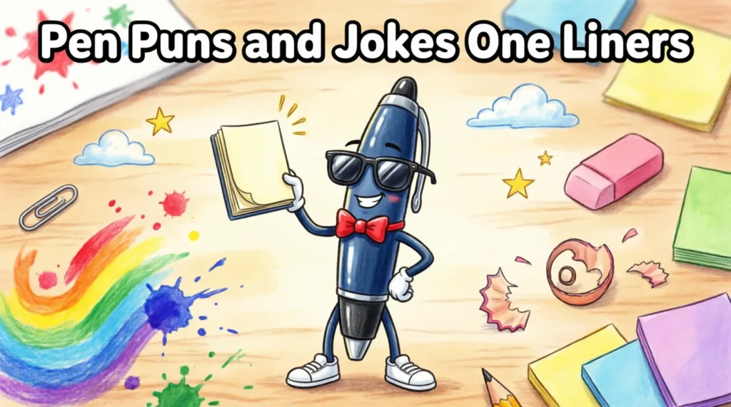 Pen Puns and Jokes One Liners