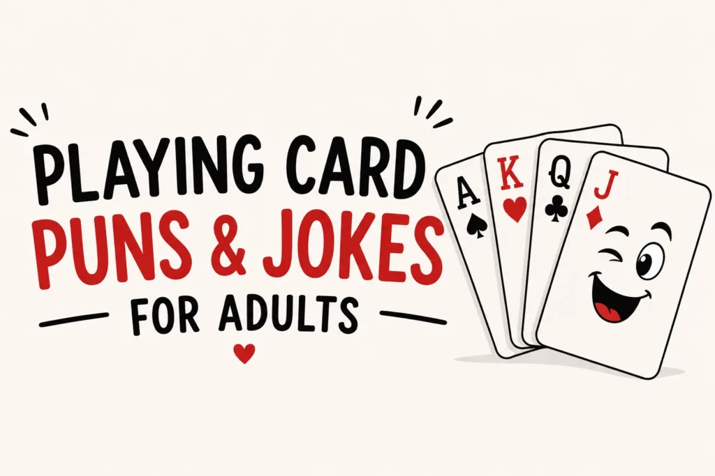 Playing Card Puns & Jokes for Adults
