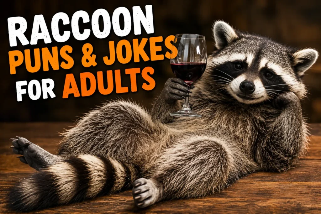 Raccoon Puns & Jokes for Adults