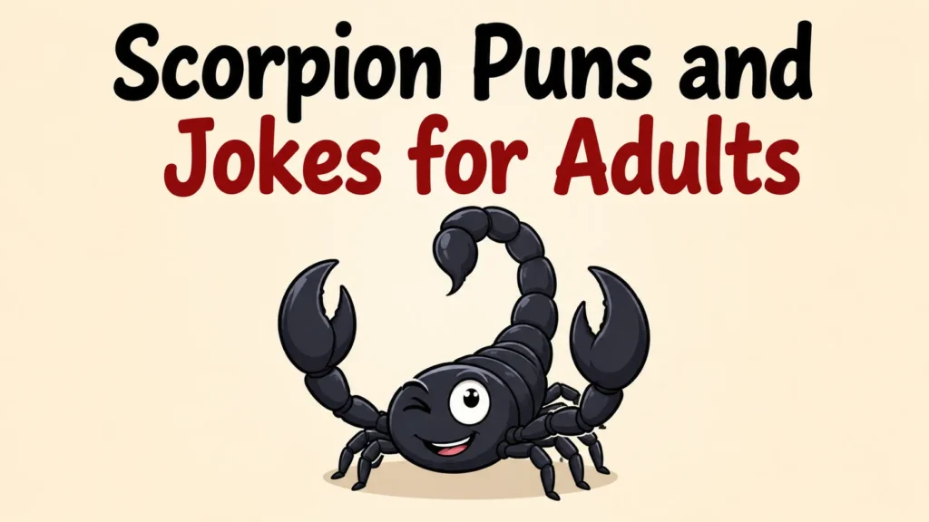 Scorpion Puns and Jokes for Adults