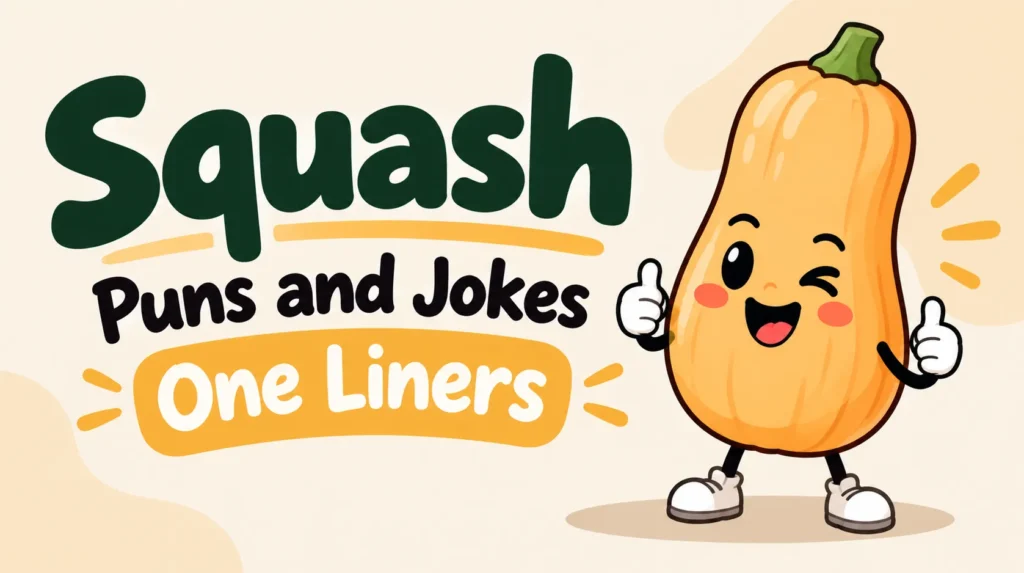 Squash Puns and Jokes One Liners