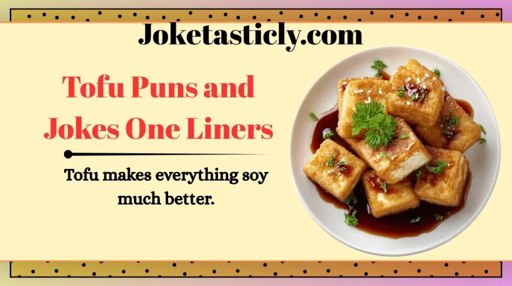 Tofu Puns and Jokes One Liners