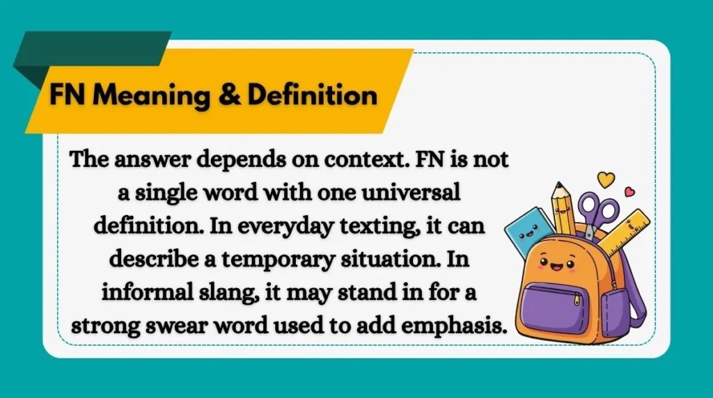 FN Meaning & Definition