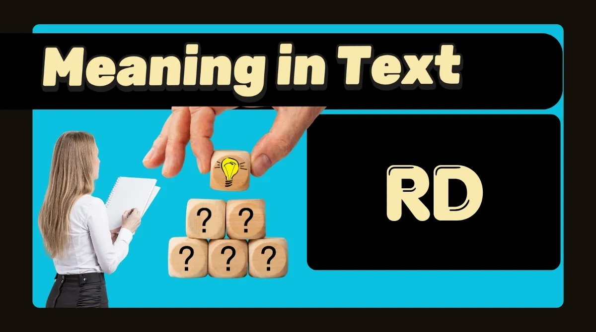 RD Meaning in Text