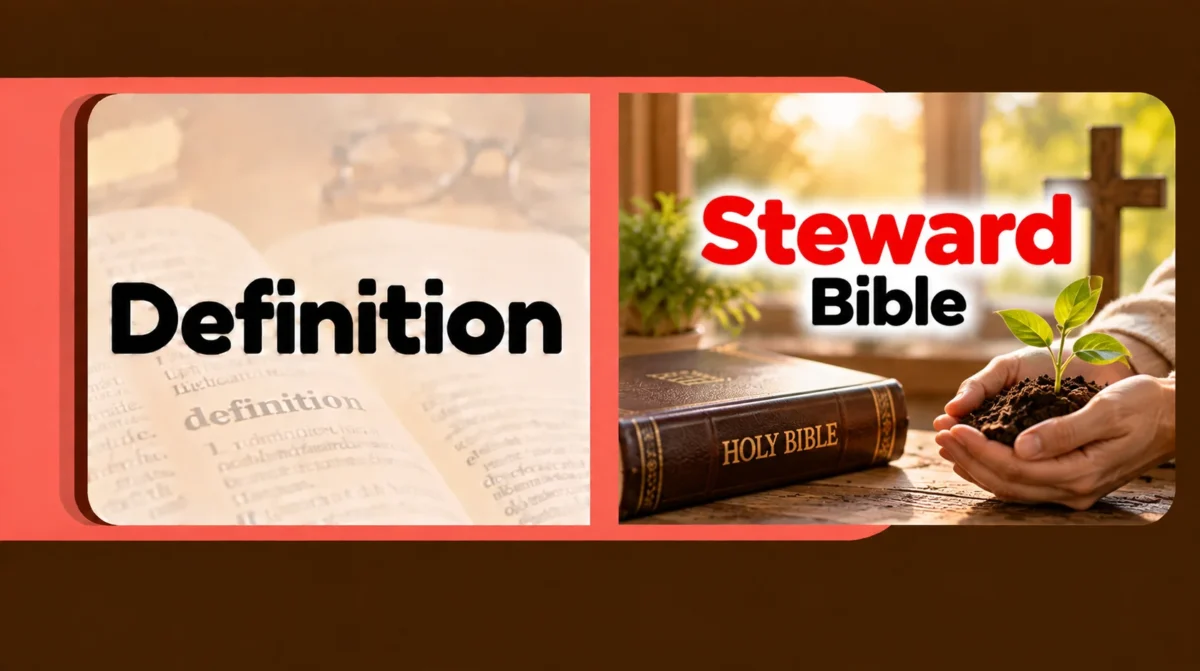 Steward Definition Bible